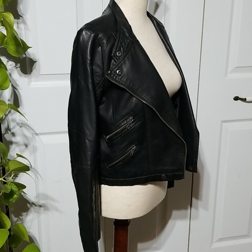 Faux Leather Jacket